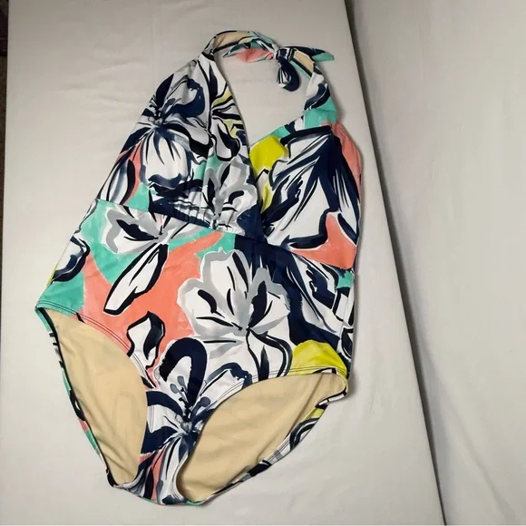 Women’s Floral 1pc Swimwear by Coastal Blue Sz XL (16-18) NWT - Picture 1 of 13